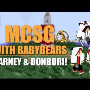 MCSG With BabyBears! ft. mario_is_fun - Game 11 - Barney & Donburi!