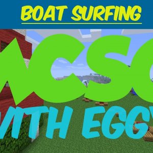 Minecraft Survival Games w/EggyBread #8 - Boat Surfing!